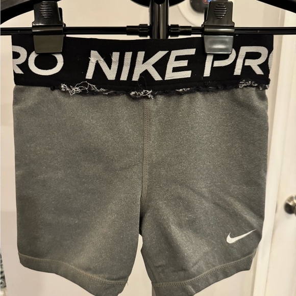 Nike Other - Nike Pro Kids Grey Shorts